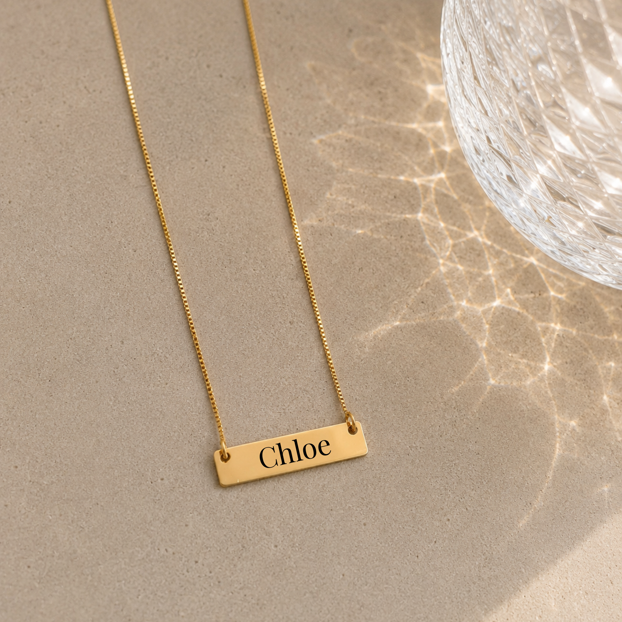 Personalized Name Necklace – Custom Gold-Plated Necklace