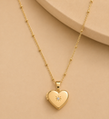 Personalized Heart Photo Locket Necklace – Custom Stainless Steel Memory Necklace