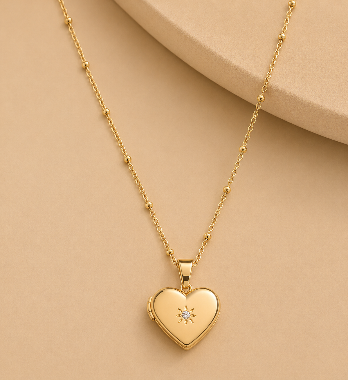 Personalized Heart Photo Locket Necklace – Custom Stainless Steel Memory Necklace