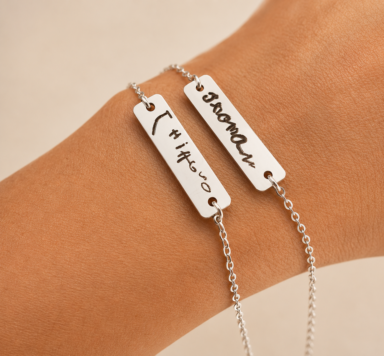 First Handwriting Bracelet – Personalized Kids Handwriting Bracelet